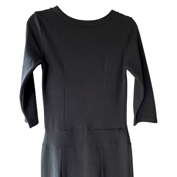 TOAD & CO | NWOT BLACK NIXI DRESS 3/4 SLEEVE ZIPPER POCKET | SIZE: EXTRA SMALL - Picture 7 of 9